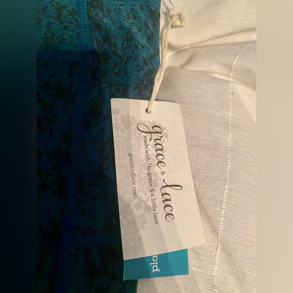 New Grace and Lace yoga leggings size xs teal - Picture 3 of 6